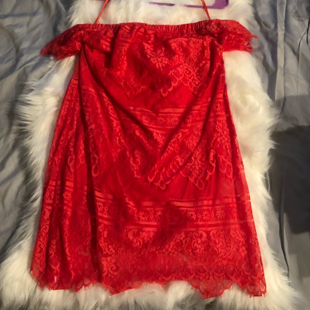 Off the shoulder dress